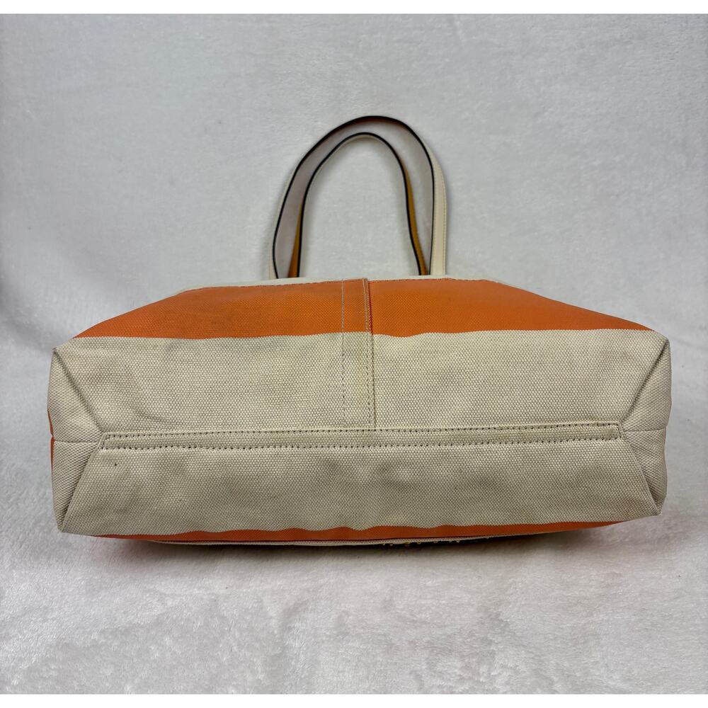 Coach Pierre Le Tan Beach Umbrella Canvas Tote with Luggage Tag - Picture 6 of 17